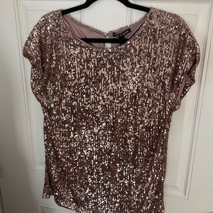 Cable & Gauge Rose gold sequin